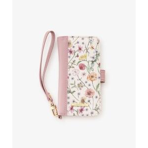 アフタヌーンティー AfternoonTea ブック型 リバティプリント iPhone8/7/6/6s/SEケース モーブ