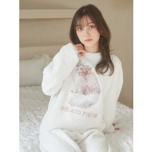 gelato pique（ジェラートピケ） ハートジャガードプルオーバー