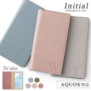 AQUOS sense9 ケース 手帳型 wish5 wish4 ケース r9 sense8 sense7 basic plus lite simフリー アクオスwish5 アクオスセンス9 カバー おしゃれ イニシャル