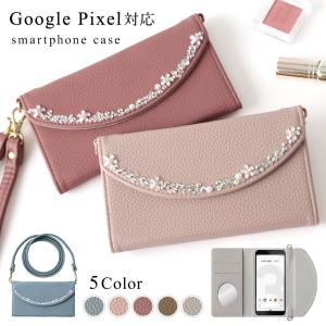 スマホケース 手帳型 ショルダー android google pixel 全機種対応 おしゃれ ブランド ミラー付き pixel 9a 8a 7a 9 6a ケース グーグルピクセル9aプロ 花