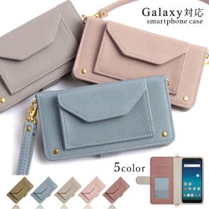 Galaxy A52 5G SC-53B ケース 手帳型 おしゃれ ブランド スマホケース 全機種対応 android ギャラクシーA52 SC53B ストラップ付き ポケット カード simフリー｜choupet