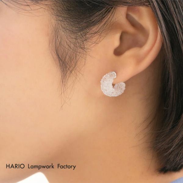 ハリオ ランプワークファクトリー HARIO Lampwork Factory ピアス トゥインクル...