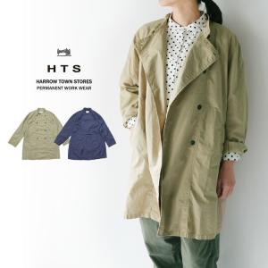 HARROW TOWN STORES / ハロータウンストアーズ 60'S COTTON POPLIN STAND COLLAR DOUBLE BREAST JACKET INHT2431CP【2024SS 春夏】｜chouquette