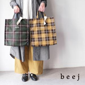 ビージ beej IT017 Tartan check Box Bag タータンチェック ボックスバッグ (2026AW 秋冬) レディース バッグ 鞄 カバン 秋 冬 40代 50代