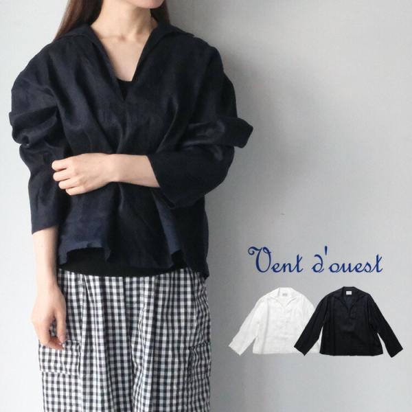 ヴァンドウェスト Vent d'ouest VE19605 リネン キャンバス エアフロー セーラー...