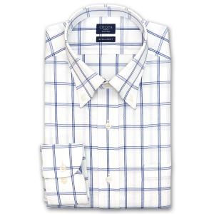 CHOYA SHIRT FACTORY カジュアル COOL CONSCIOUS | ワイシャツ ブルーチェック ボタンダウンシャツ 長袖の商品画像