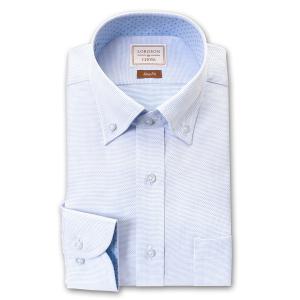 LORDSON by CHOYA メンズ長袖 形態安定ワイシャツ COD093-250 ブルー 11サイズ,  2209ft｜choyashirts