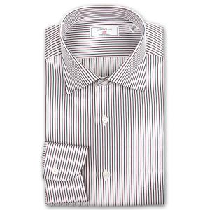 CHOYA 1886 ワイシャツ Yシャツ メンズ 長袖 レッドとネイビーの