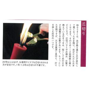 朱ろうそく ロウソク 50号 イカリ 1本 3...の詳細画像4