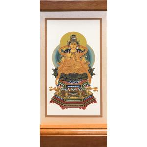 【セール中・新品】 韋駄天　荒彫り　総檜　台付　総高さ約46.5㎝　仏像　檜 kaiu-art_idtha20