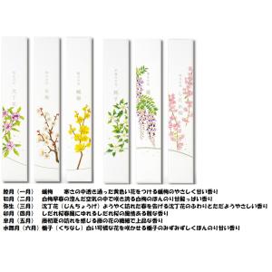 お線香 カメヤマ 名香 月の花 12種入 桐箱...の詳細画像3