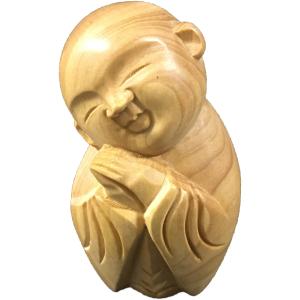 合掌 お供地蔵 白木彫 5体組 : 仏像・仏具専商の彫一 Yahoo!店