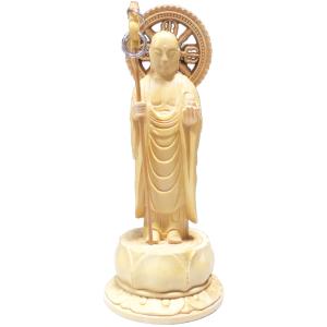 合掌地蔵 石像 祈り お地蔵さん お地蔵様 置物 御影石 : 仏像・仏具専