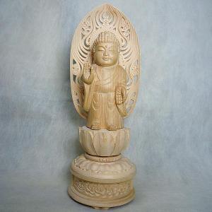 白木 木彫 美少女像 爽やかな作品 高さ23cm : 仏像・仏具専商の彫一