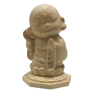 仏龕 ぶつがん 木彫 曹洞宗三尊仏 丸三開仏 高さ10cm 三開仏 仏像 彫刻