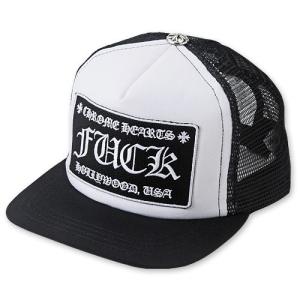 【CHROME HEARTS　クロムハーツ　アパレル　キャップ】トラッカーキャップ-FUパッチ/ブラック【送料無料】｜chrono925