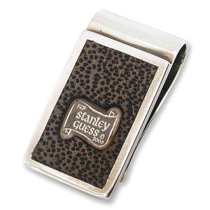 STANLEY GUESS(スタンリーゲス)：Wood Logo Inlaid Money Clip/Small(ウッドロゴインレイドマネークリップ/スモール)｜chrono925