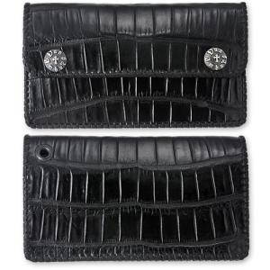 【VAN AMBURG LEATHERS　ヴァンアンバーグレザーズ　Wallet　ウォレット　財布】トラッカーウォレット/ソルトウォータークロコダイル【送料無料】