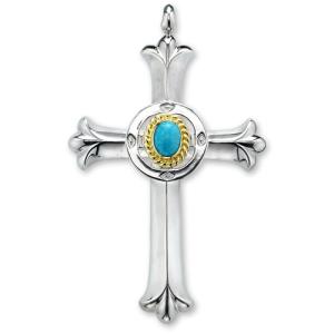 鷲見太郎 Pendant ペンダント】クロスK18YGトップペンダント w
