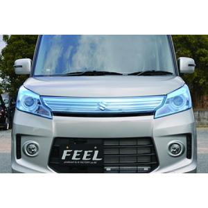 スペーシア カスタム MK32S 前期 ヘッドライトカバー 左右セット