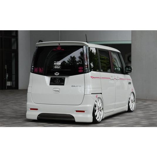 ルークス ML21 ハイウェイスター リアハーフスポイラー グランツ バタフライシステム