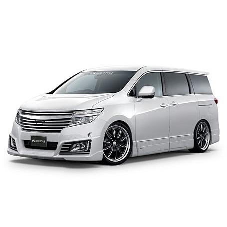 エルグランド ハイウェイスター E52 前期 フロントハーフスポイラー EIK ケンスタイル