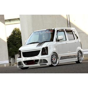 最高品質の ワゴンr Mh21 22 フロントバンパー グリル付 塗装済クワンタk Break ケイブレイク 本物特価保証