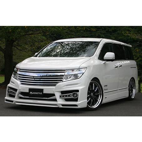 エルグランド E52 前期 ハイウェイスター フロントバンパースポイラー EIK (バンパータイプ)...