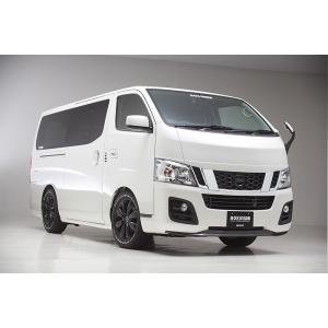 キャラバン NV350 ナロー用　1型　フロントバンパーエクステ CARBONTEC ボクシースタイ...