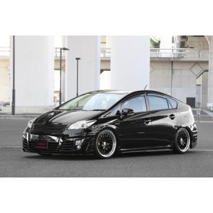 プリウス30用 ケイブレイク車高調 ケイブレイク ZERO」30系プリウス（ZVW30）用エアロ3点セット（塗装可