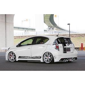 MXPK1# アクア モデリスタ リヤスパッツ 塗装品 ブラックマイカ 取付込