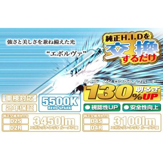 EVOLVA Revo レヴォスパーク 5500K 12V・24V D2R専用 【品番：D-1446...