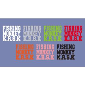 K.R.S.Kカッティングステッカー　フィッシングモンキー/FISHING MONKEY