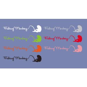 FISHING MONKEYカッティングステッカー　フィッシングモンキー/FISHING MONKE...