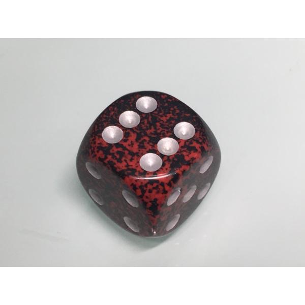 d6 Silver Volcano Speckle Dice