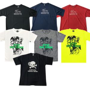 【返品交換不可】 超特価 ABC テニスTシャツ【D】｜ミスしてTシャツBIGブラックL