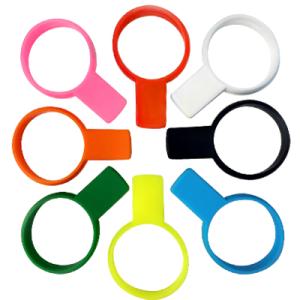 ノーブランド テニスラケット グリップハンドル テニス用｜オレンジ