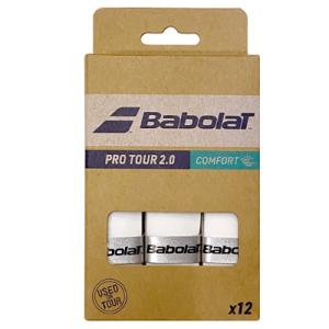 バボラ プロツアー2.0 オーバーグリップ ホワイト 12個パック