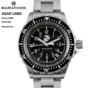 時計 腕時計 MARATHON GSAR Automatic USMC 300M マラソン ジーサー 自動巻き アメリカ海兵隊 WW194006USMC ブレスレットバージョン｜chronoworldjapan