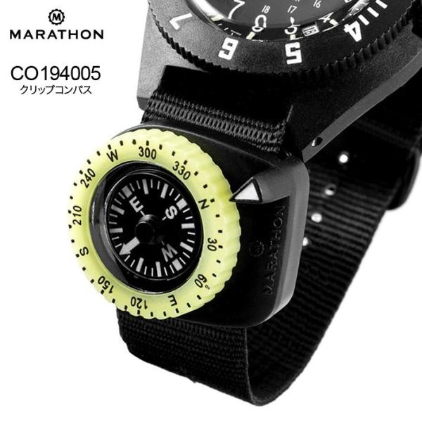 アメリカ軍 ミリタリー品 MARATHON Clip-On Wrist Compass with G...