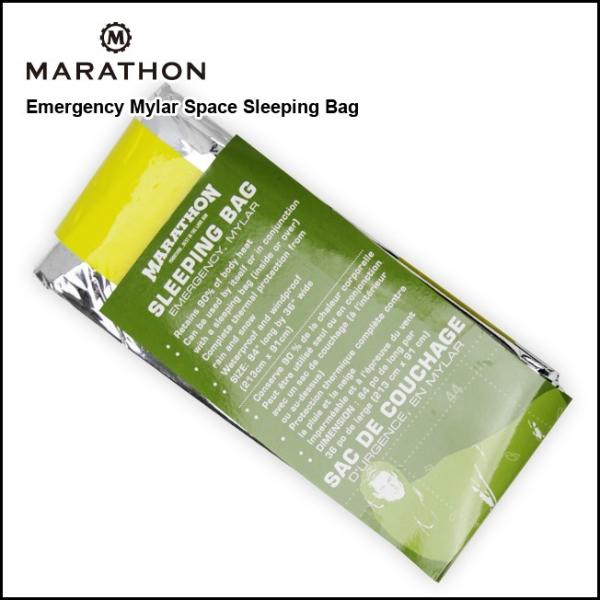 MARATHON Emergency Mylar Space Sleeping Bag エマージェン...