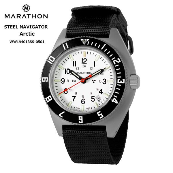 腕時計 ミリタリーウォッチ MARATHON STEEL NAVIGATOR Date スチールナビ...