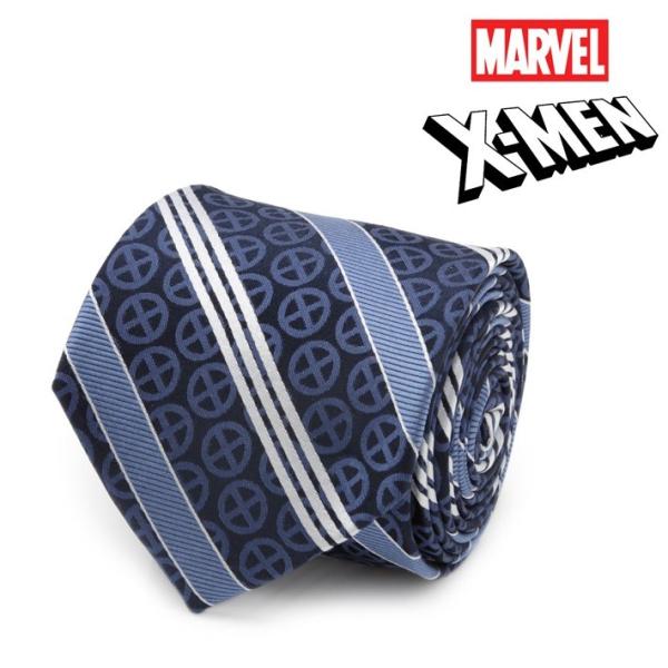 ネクタイ X-Men Symbol Navy Men&apos;s Tie マーベル エックスメン シンボル ...