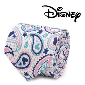 ネクタイ Mickey Mouse Paisley Multi Men's Tie ディズニー ミッキーマウス ペイズリー マルチ DN-MMP-TR　ピンク ブルー｜chronoworldjapan