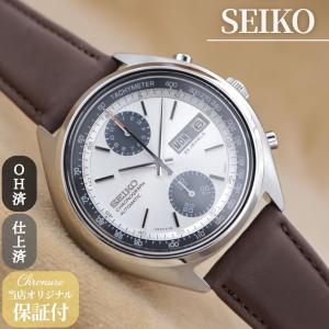 セイコー クロノグラフ ベビーパンダ 6138-8001 SEIKO Chronograph メンズ 自動巻き 1975年製 OH済 仕上済 【6ヶ月保証】 CH630