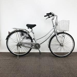 【20%OFF】中古 自転車 シティサイクル 国内メーカー CLASSICAL 26インチ LEDオートライト 内装3段ギア 整備士点検済み｜chu-ko-bicycle