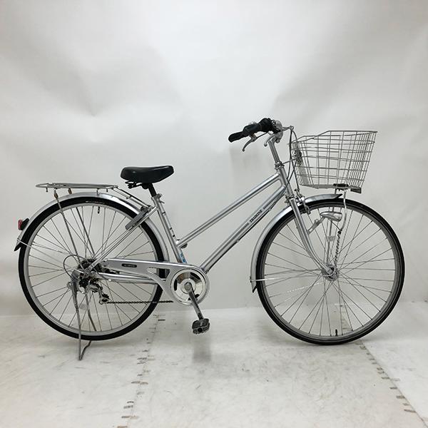 【10%OFF】中古 自転車 激安 軽快車 国内メーカー TRAD LINE 27インチ 外装6段 ...