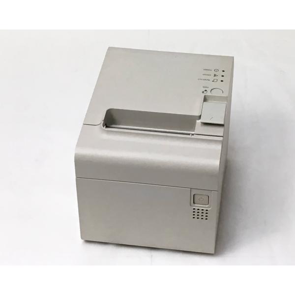 （中古）EPSON レシートプリンタ TM-L90(LAN/80mm)ホワイト