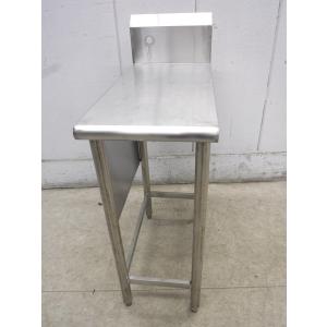 中古厨房 ステンレス 引出付作業台 900×500×950 段違い 業務用