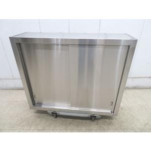 ステンレス 吊戸棚 900×300×800 食器収納棚 中古厨房 /24J0304Z : 得値